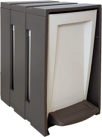 Контейнер для мусора Tina Bin, 19x23x30 h, 7л серый 4010 фото