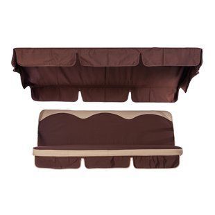 Комплект до гойдалки Ost-Fran WAVE 170x110x7 см, дах 120x200. тканина тексілк 2230 4334 фото