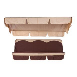 Комплект до гойдалки Ost-Fran WAVE 170x110x7 см, дах 120x200. тканина тексілк 2230/2733 4333 фото