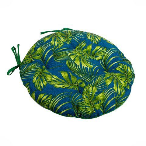 Подушка D.40x8 см лонета Carioca azul стьобана 3742 фото