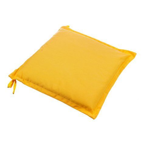 Подушка Lily 44х44х5 см тексілк, жовта 3885 фото