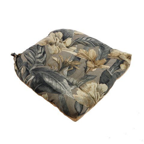 Подушка трапеція 42х42x8 см лонета Versalles flor gris стьобана 3738 фото