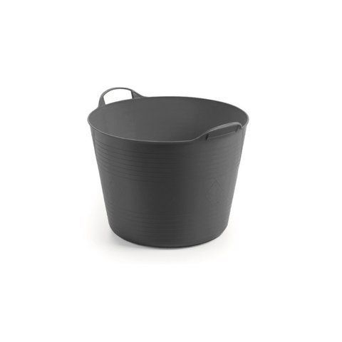 Гибкая корзина Progarden 7L MICRO D.26x26x23 с ручками серый 3703 фото
