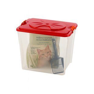 Контейнер для зберігання Sim Box 40x30x37h, 32 л червоний 4068 фото