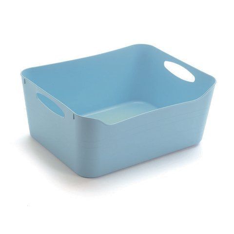 Универсальная неглубокая корзина Progarden PINDARO 37x30x16 голубой 3710 фото