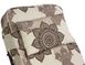 Шезлонг Ost-Fran JANET тканина лонета Менді маррон коричневі квіти 2946 фото 4