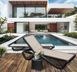 Шезлонг Progarden GOA, антрацит, бежевый текстилен 4963 фото 2