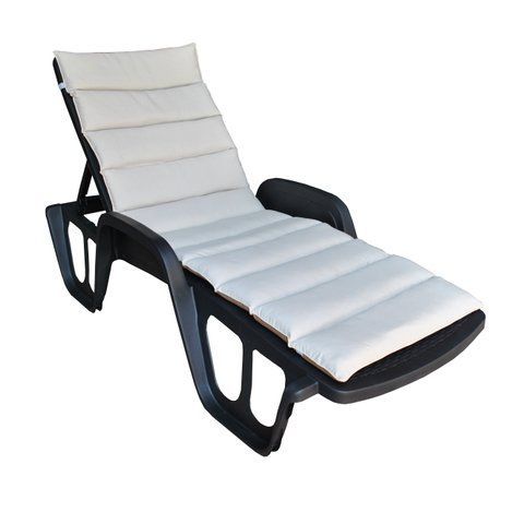 Матрац для шезлонга Ost-Fran ONDA texsilk бежевий FL-709/700, 188х57х5 см 2381 фото