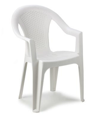 Крісло Progarden Ischia біле 2802 фото
