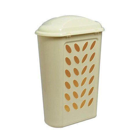 Корзина для белья 55L NUVOLA 45x36x64h с крышкой, кремовый 4130 фото