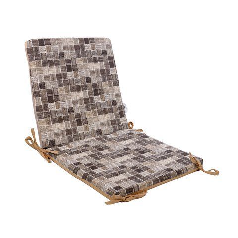 Подушка 40х80х3 см, лонета Borgen Beige 3735 фото
